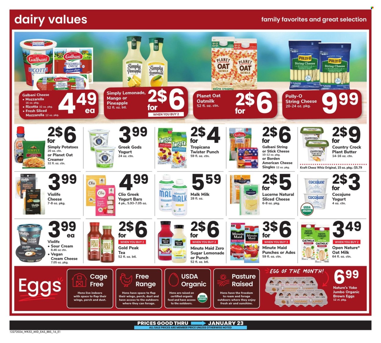 Safeway ad - 12/27/2024 - 01/23/2025. Page 1