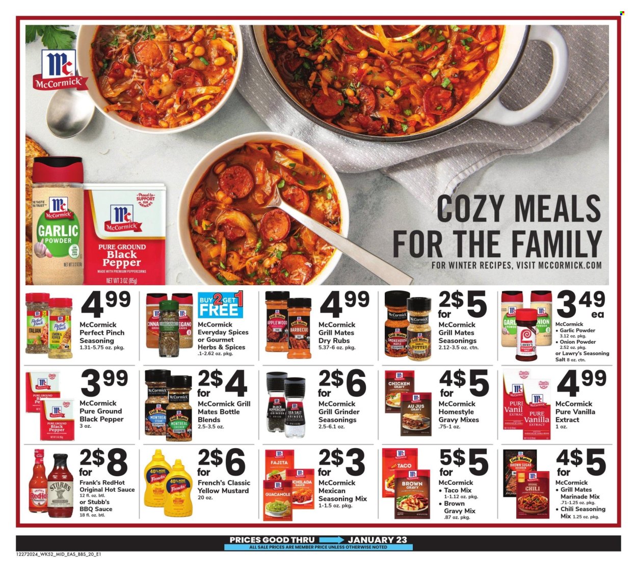 Safeway ad - 12/27/2024 - 01/23/2025. Page 1