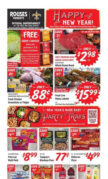 Rouses Markets Flyer - 12/26/2024 - 01/01/2025.