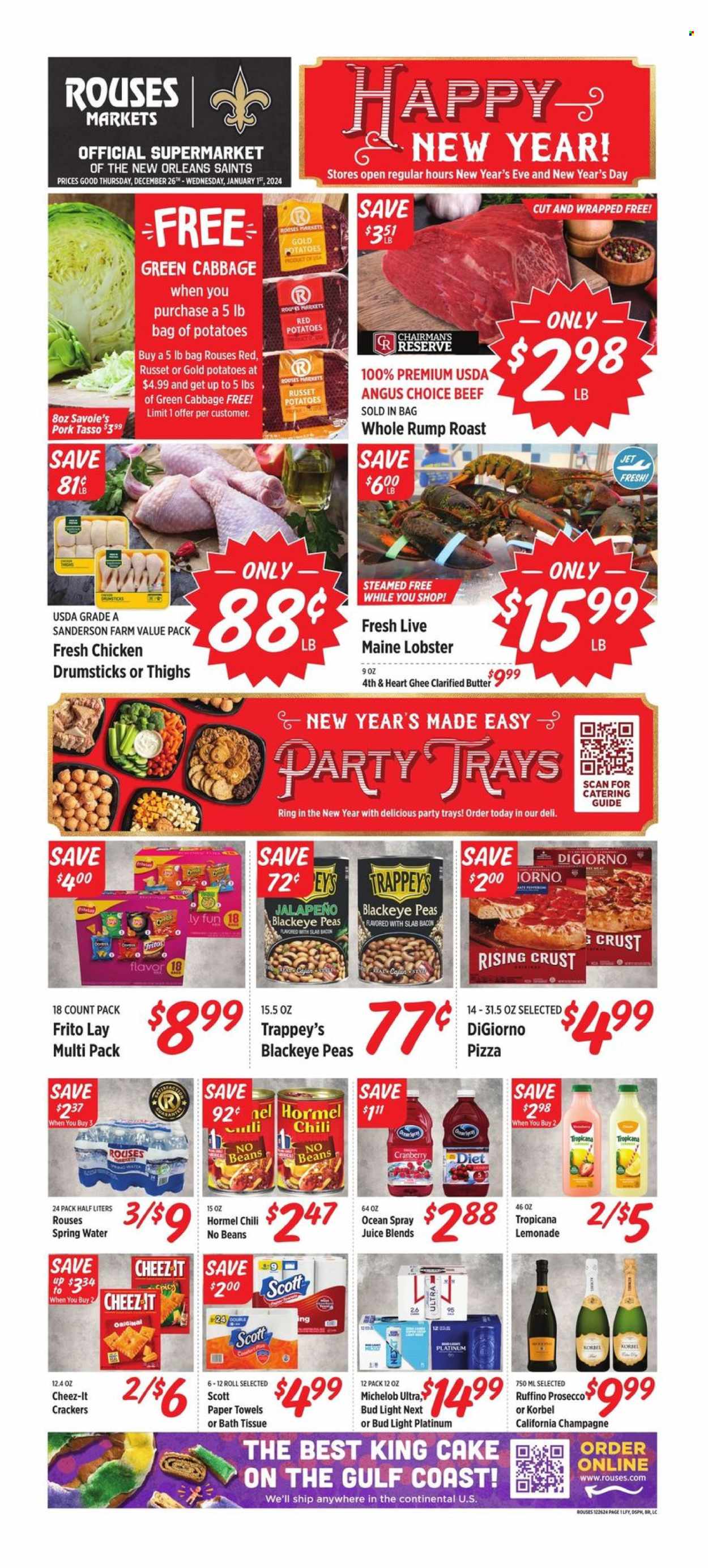 Rouses Markets ad - 12/26/2024 - 01/01/2025. Page 1