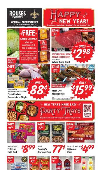 Rouses Markets Flyer - 12/26/2024 - 01/01/2025.