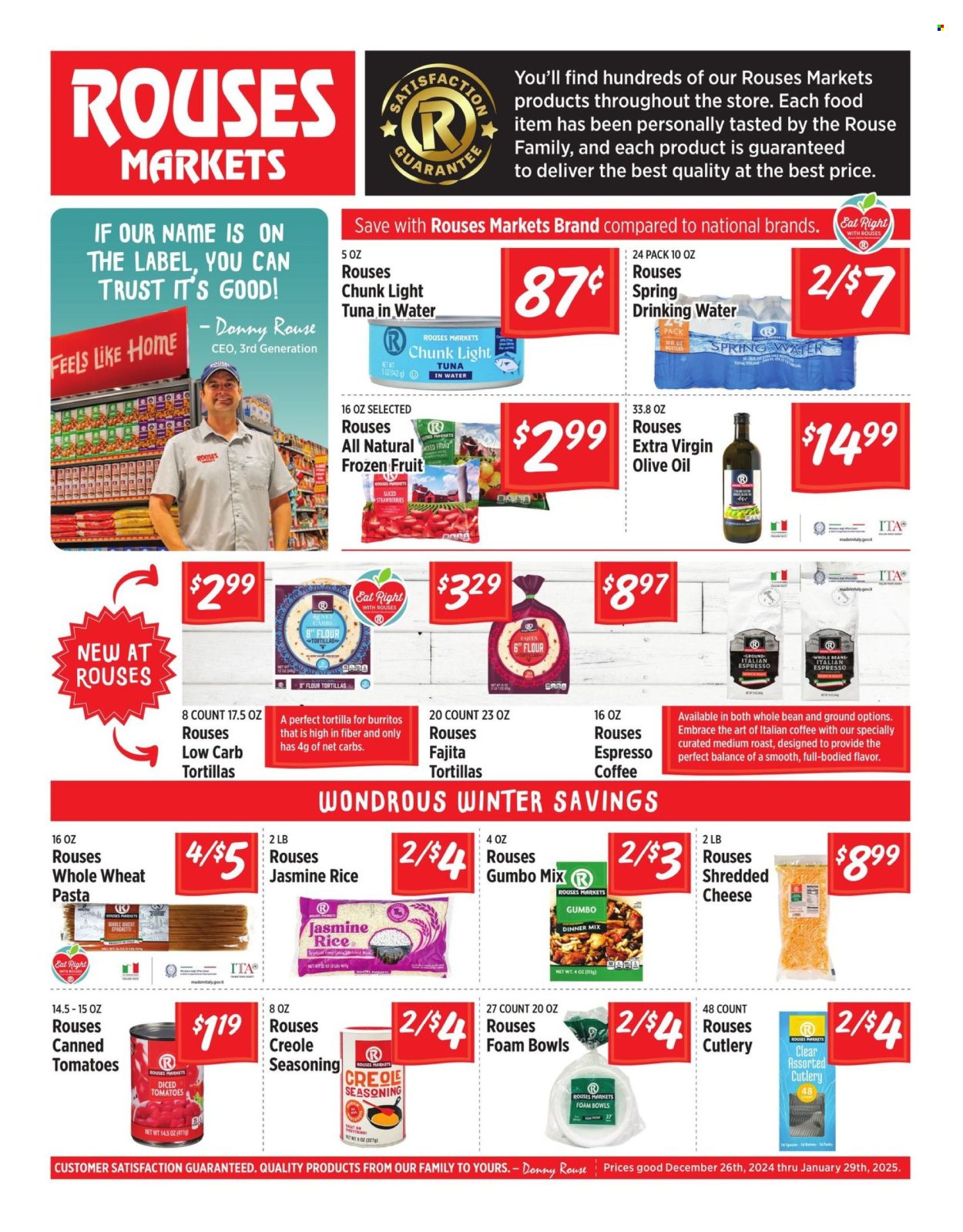 Rouses Markets ad - 12/26/2024 - 01/29/2025. Page 1