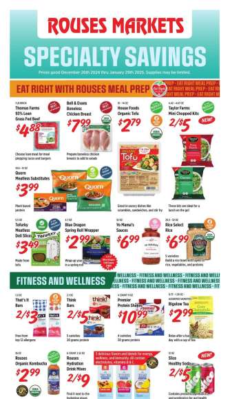 Rouses Markets Flyer - 12/26/2024 - 01/29/2025.