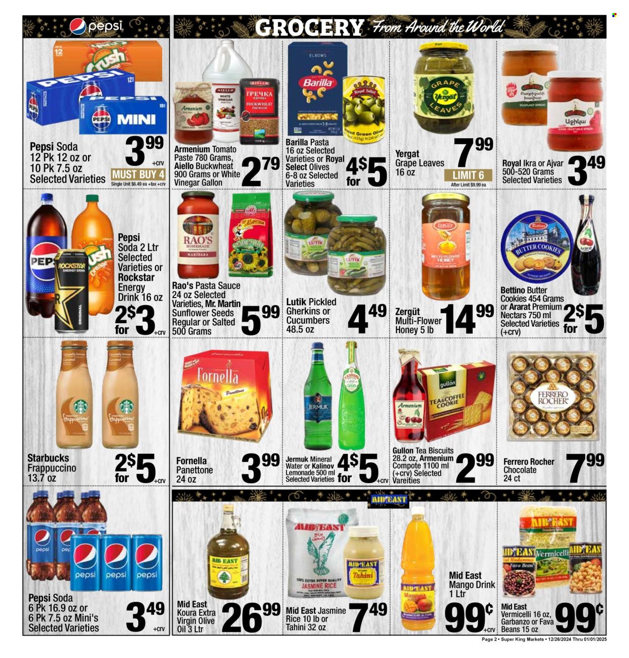 Super King Markets ad - 12/26/2024 - 01/01/2025. Page 1