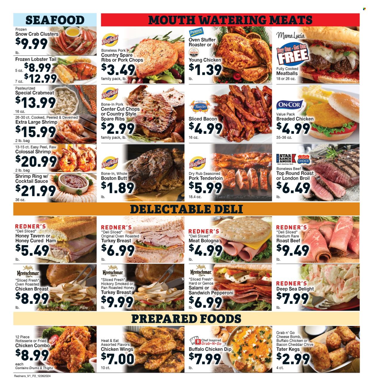 Redner's Markets ad - 12/26/2024 - 01/01/2025. Page 1