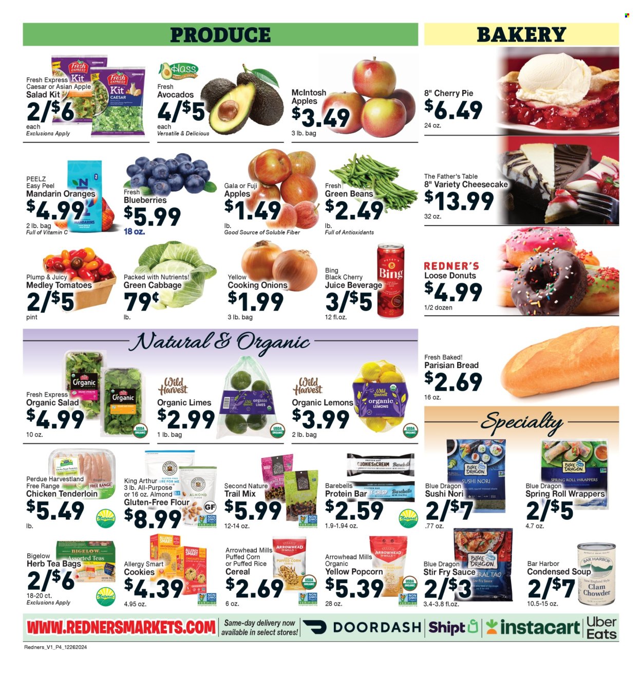 Redner's Markets ad - 12/26/2024 - 01/01/2025. Page 1