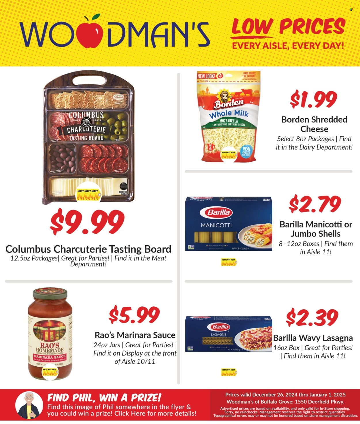 Woodman's Markets ad - 12/26/2024 - 01/01/2025. Page 1