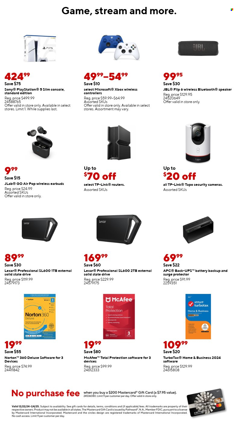 Staples ad - 12/29/2024 - 01/04/2025. Page 1