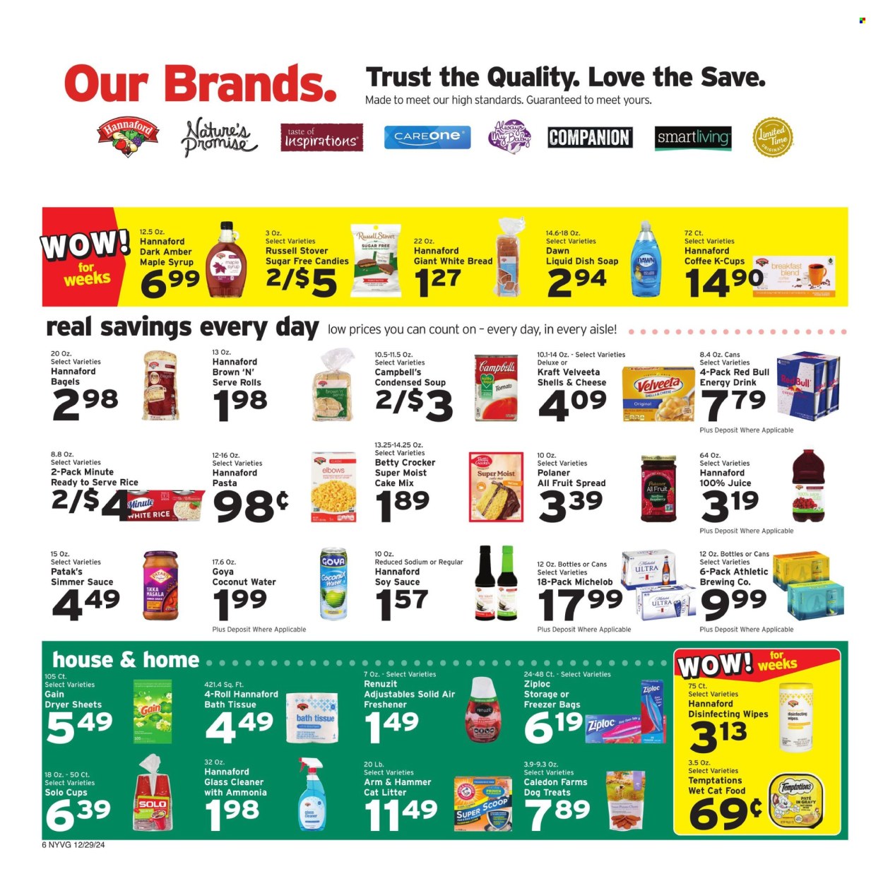 Hannaford ad - 12/29/2024 - 01/04/2025. Page 1