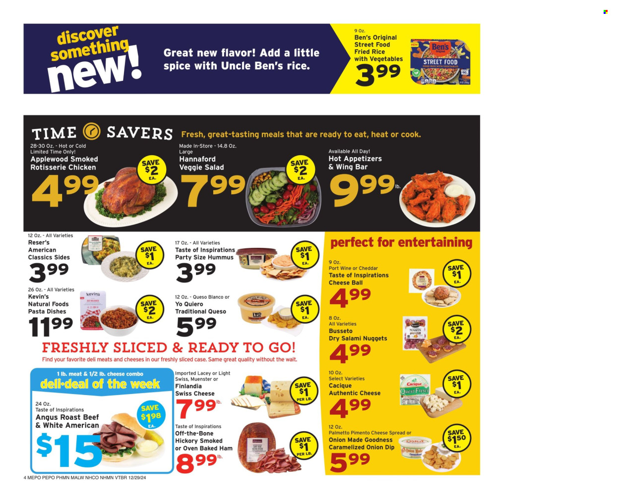 Hannaford ad - 12/29/2024 - 01/04/2025. Page 1