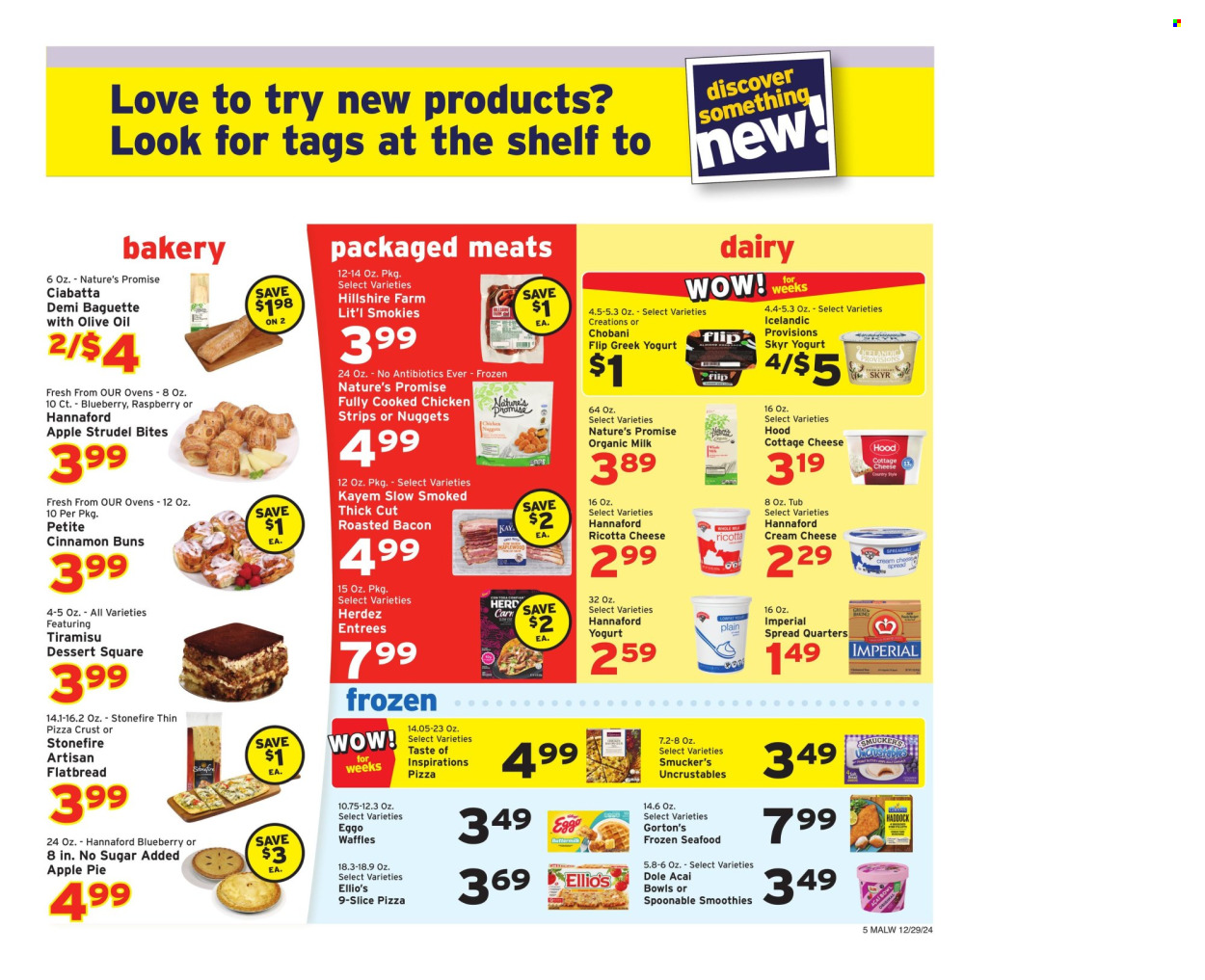 Hannaford ad - 12/29/2024 - 01/04/2025. Page 1