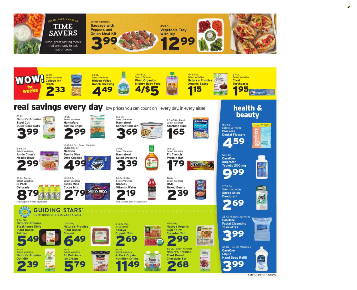 Hannaford ad - 12/29/2024 - 01/04/2025. Page 1