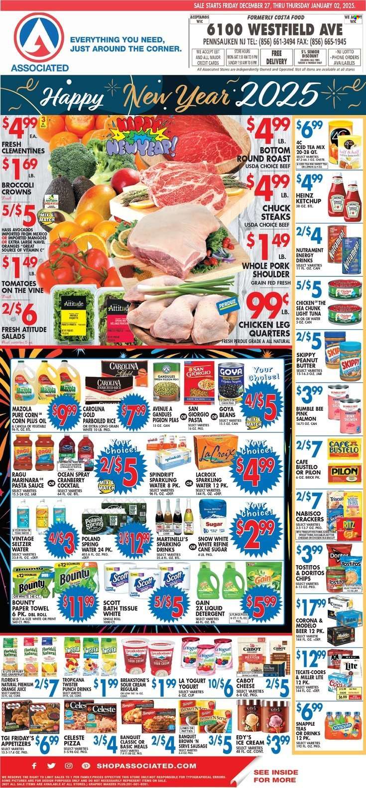 Associated Supermarkets Flyer - 12/27/2024 - 01/02/2025.