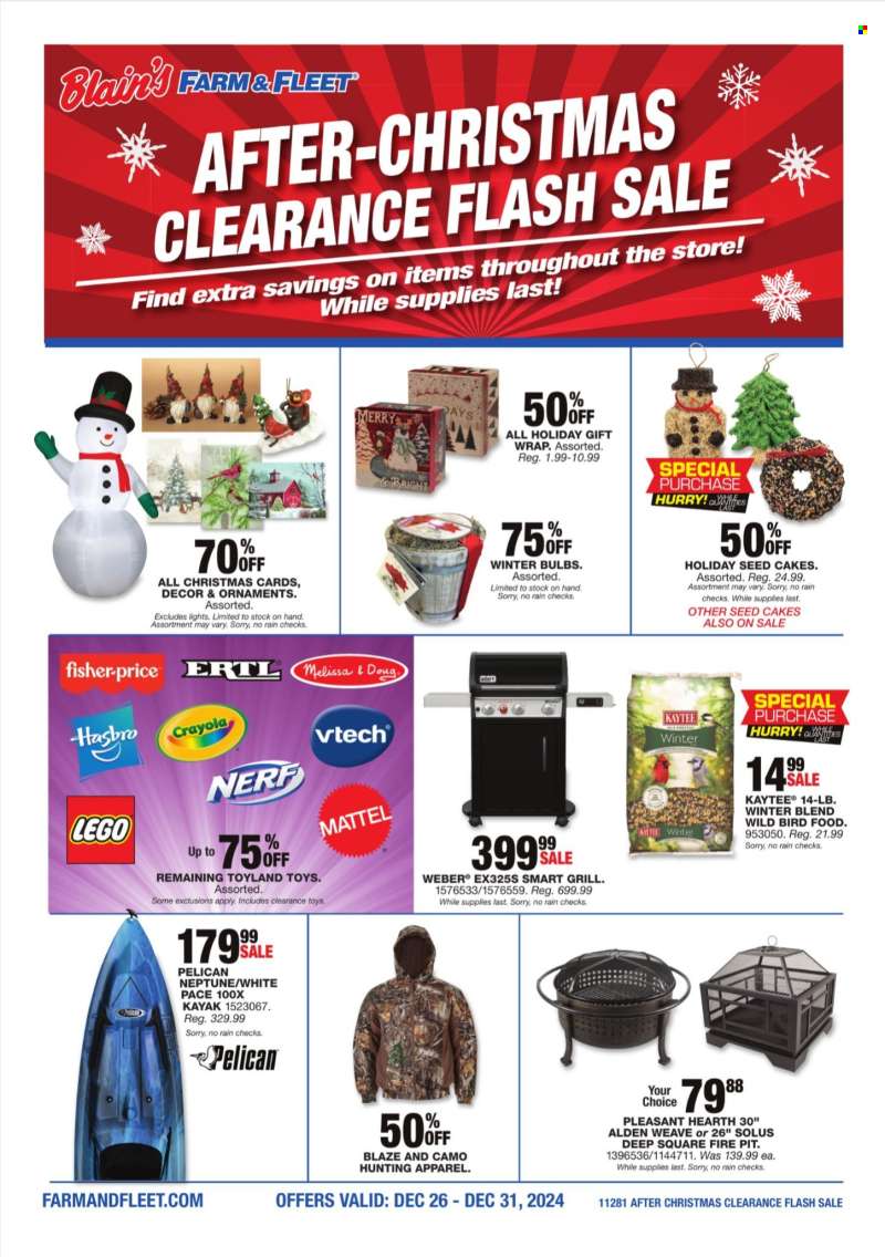 Blain's Farm & Fleet Flyer - 12/26/2024 - 12/31/2024.