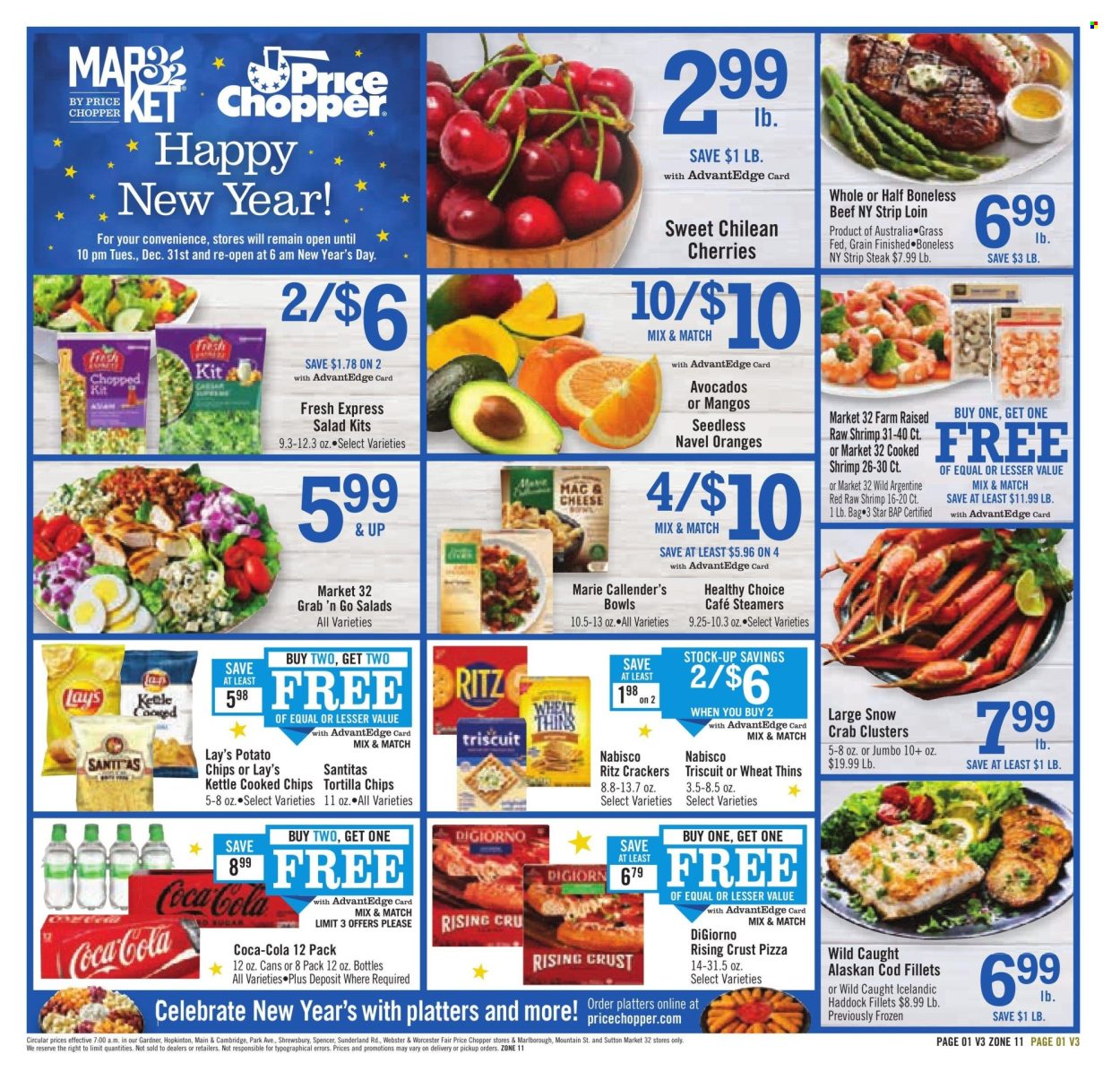 Price Chopper ad - 12/29/2024 - 01/04/2025. Page 1