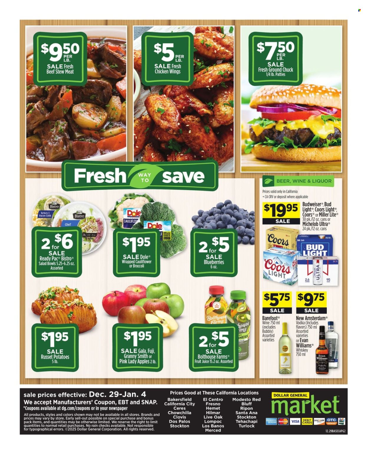 Dollar General ad - 12/29/2024 - 01/04/2025. Page 1