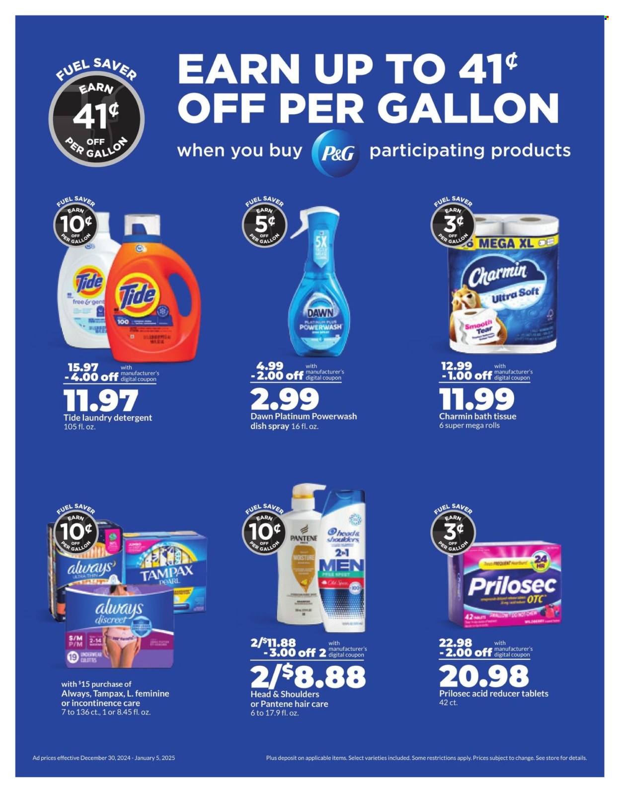 Hy-Vee ad - 12/30/2024 - 01/05/2025. Page 1