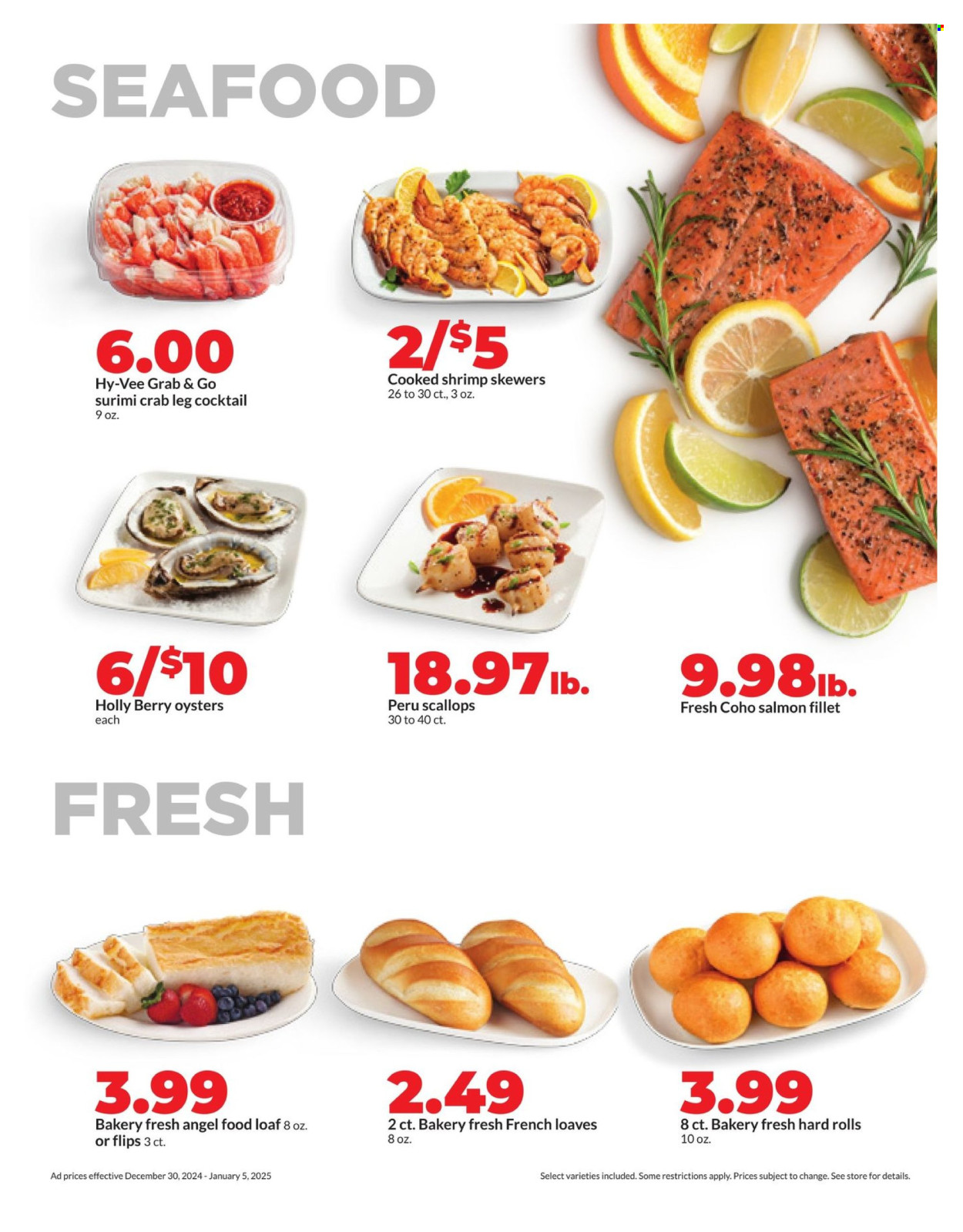 Hy-Vee ad - 12/30/2024 - 01/05/2025. Page 1