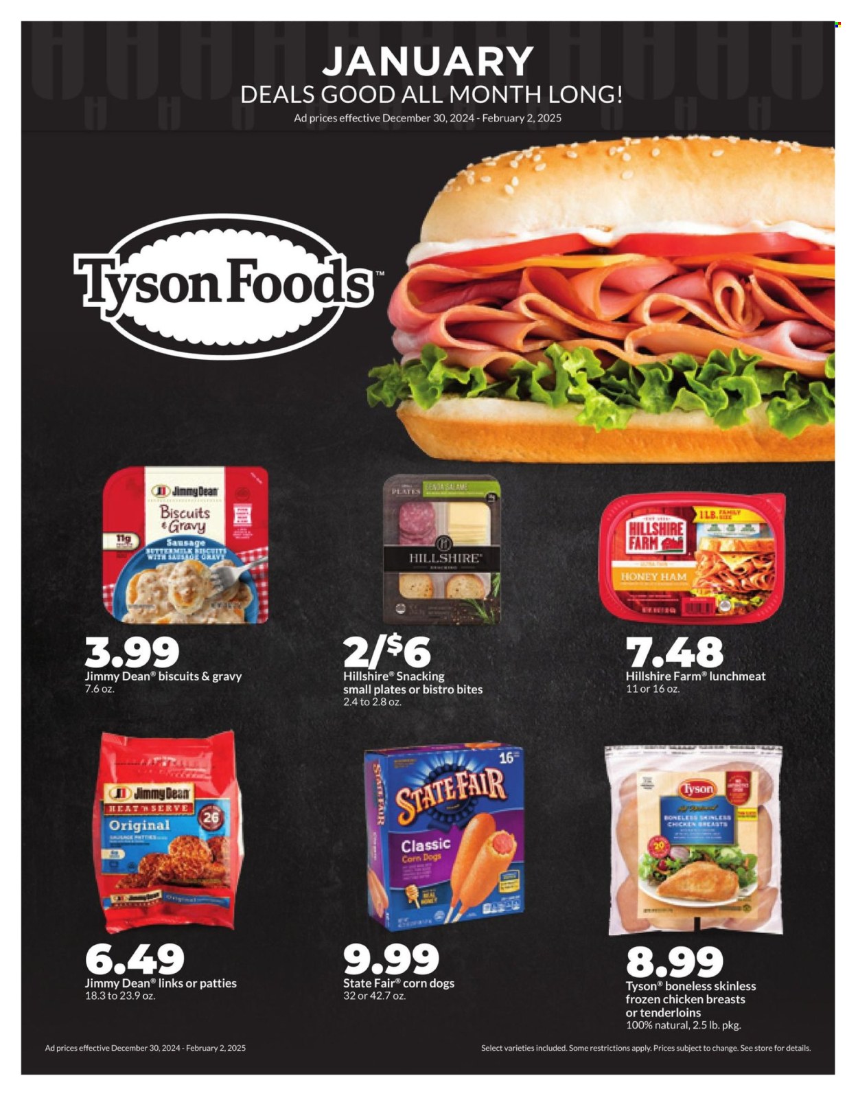 Hy-Vee ad - 12/30/2024 - 01/05/2025. Page 1