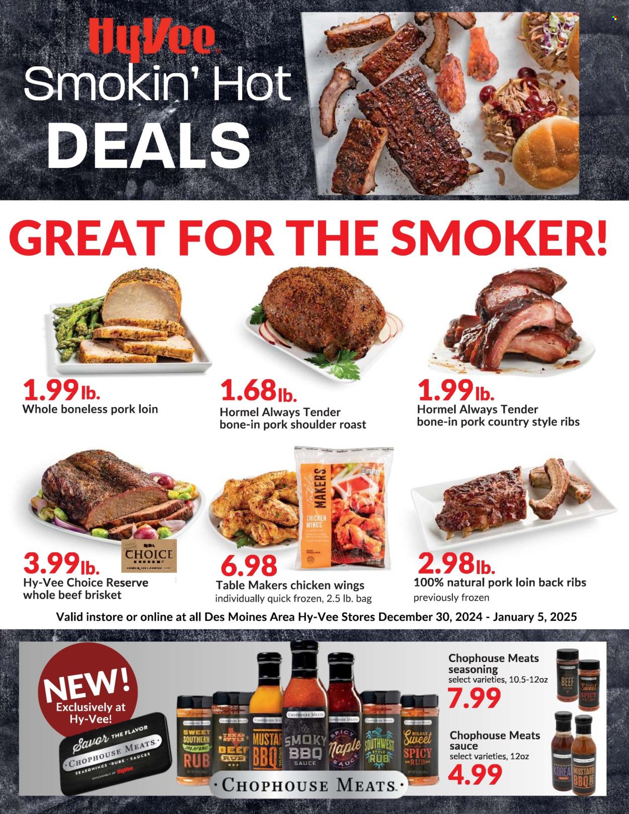 Hy-Vee ad - 12/30/2024 - 01/05/2025. Page 1