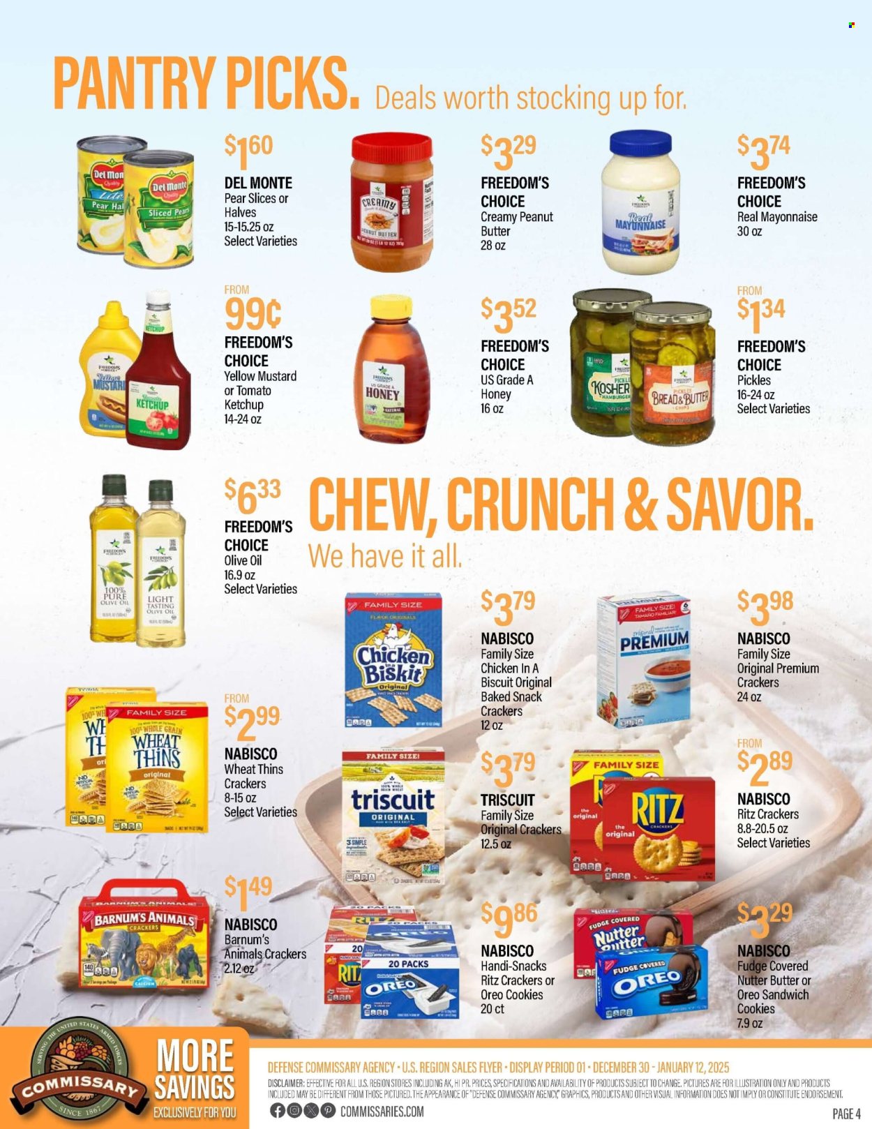 Commissary ad - 12/30/2024 - 01/12/2025. Page 1