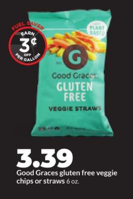 Good Graces gluten free veggie chips or straws