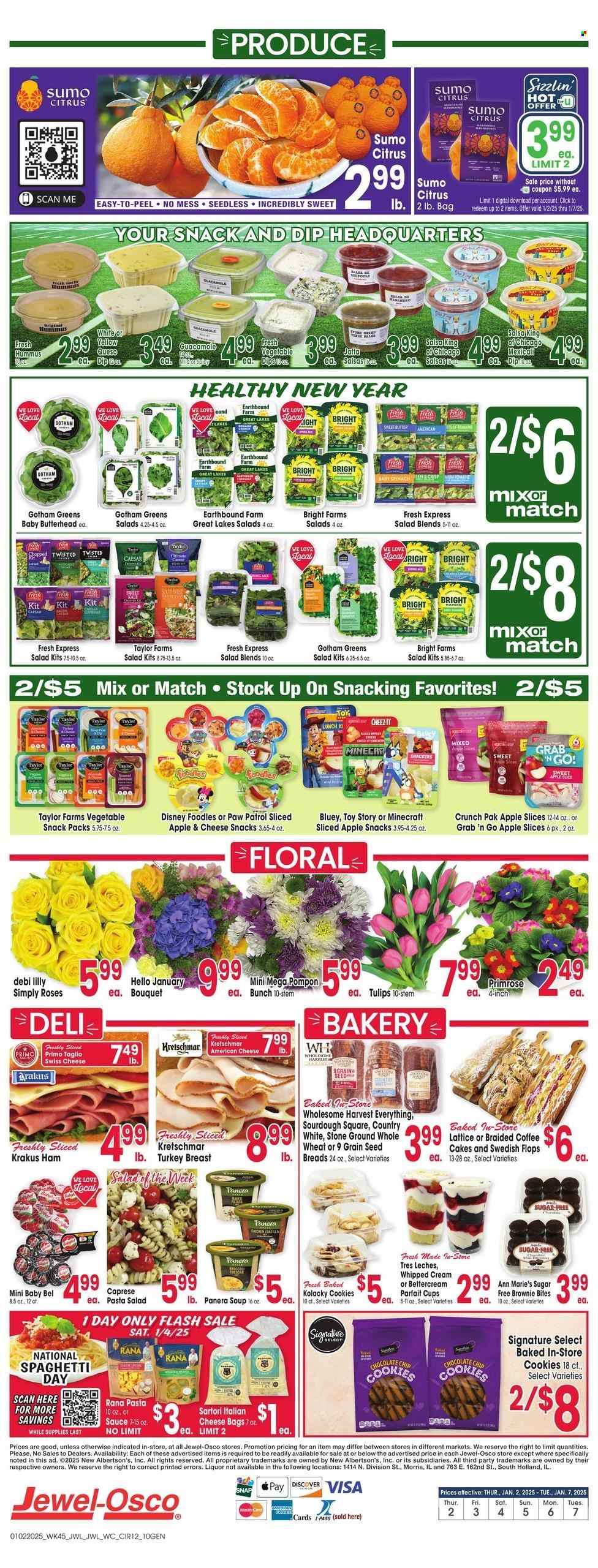 Jewel Osco ad - 01/02/2025 - 01/07/2025. Page 1