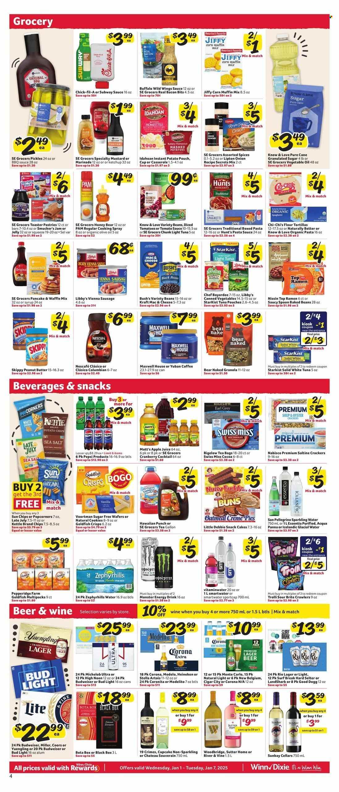 Winn Dixie ad - 01/01/2025 - 01/07/2025. Page 1