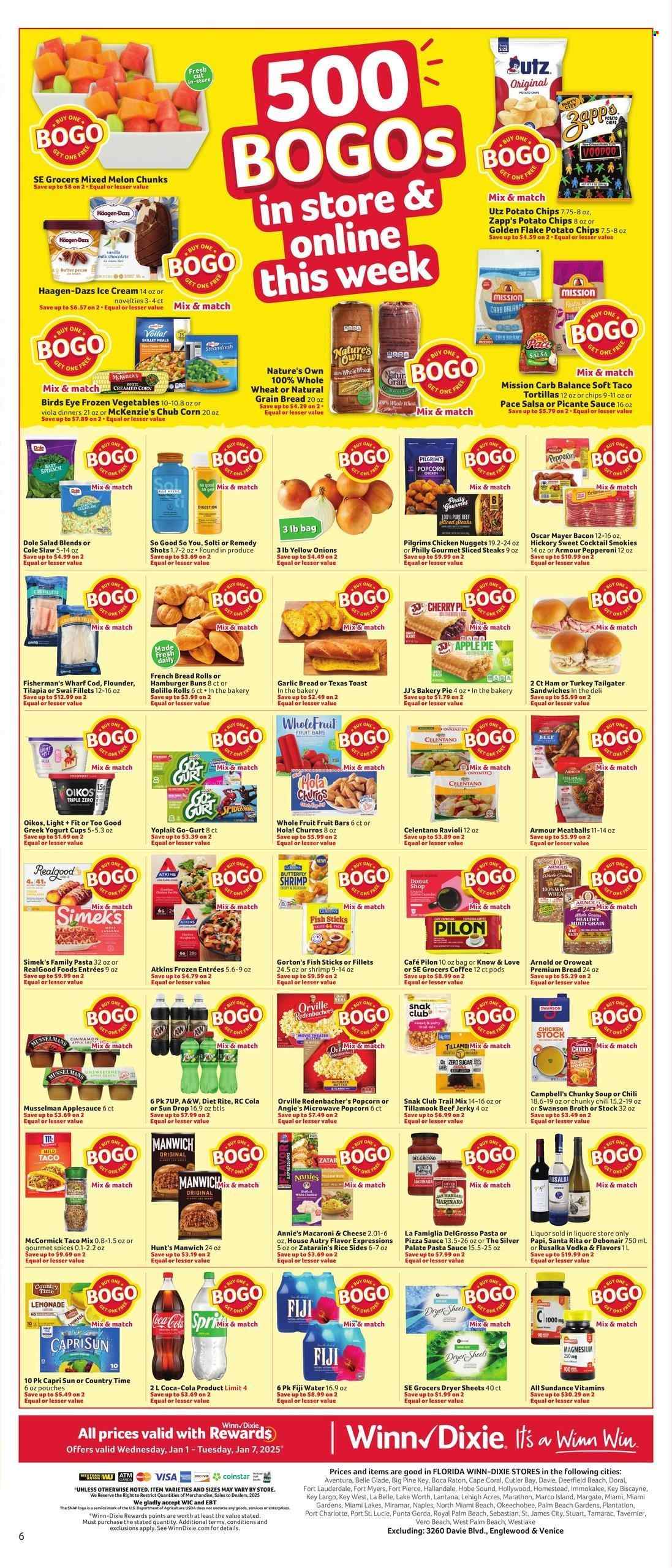 Winn Dixie ad - 01/01/2025 - 01/07/2025. Page 1