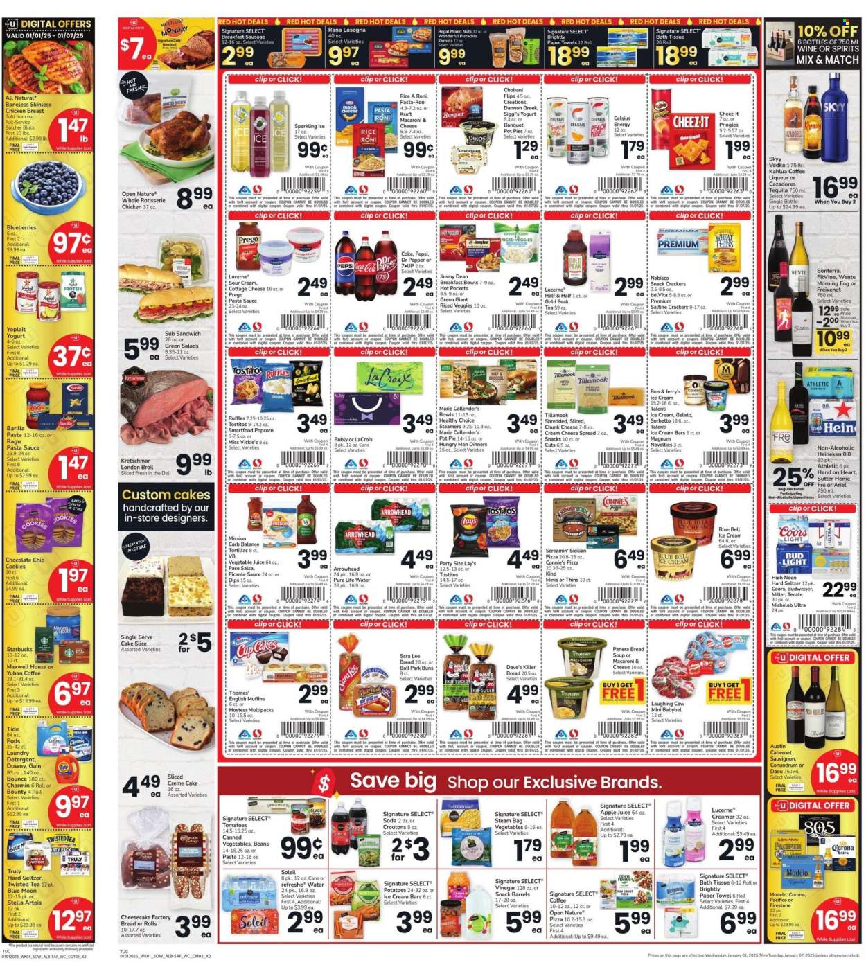 Safeway ad - 01/01/2025 - 01/07/2025. Page 1