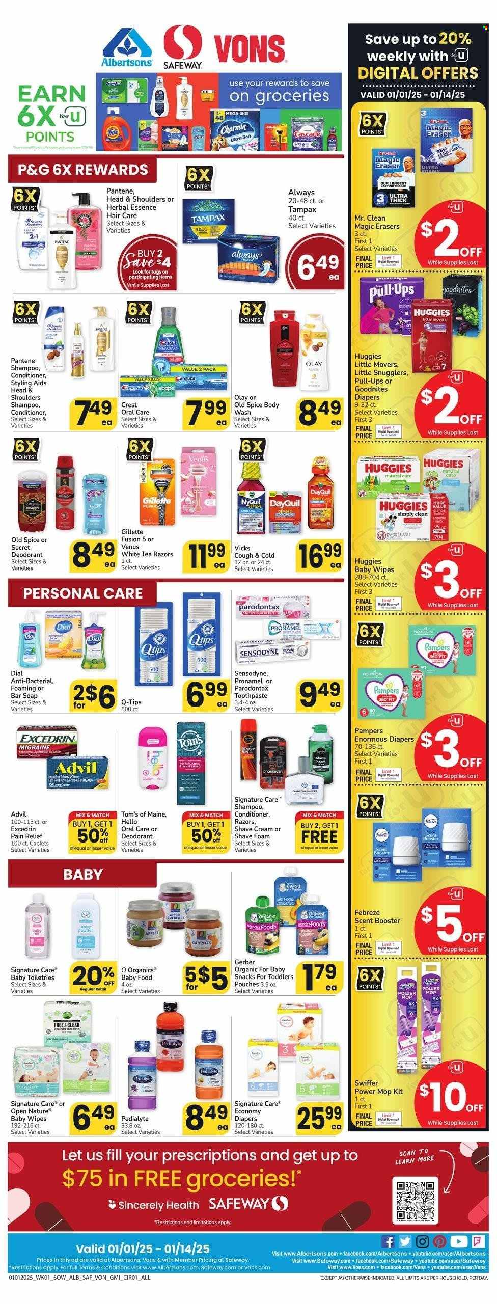 Safeway ad - 01/01/2025 - 01/07/2025. Page 1