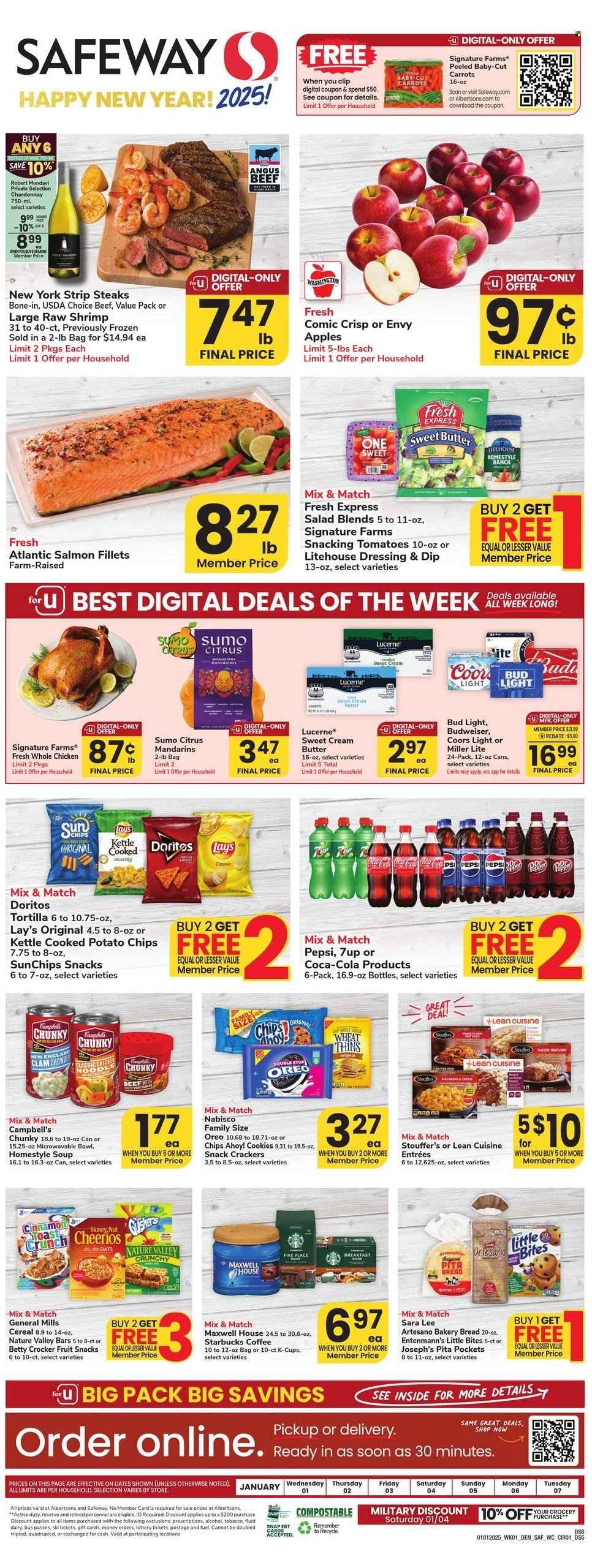 Safeway ad - 01/01/2025 - 01/07/2025. Page 1