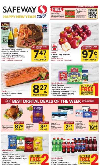 Safeway Flyer - 01/01/2025 - 01/07/2025.