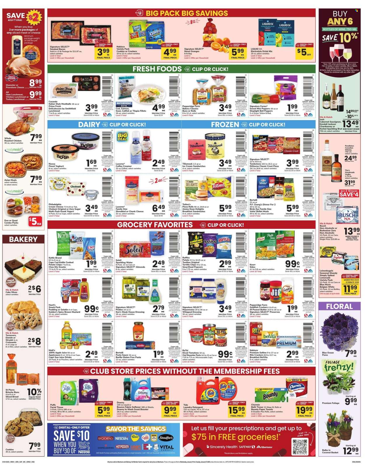 Safeway ad - 01/01/2025 - 01/07/2025. Page 1