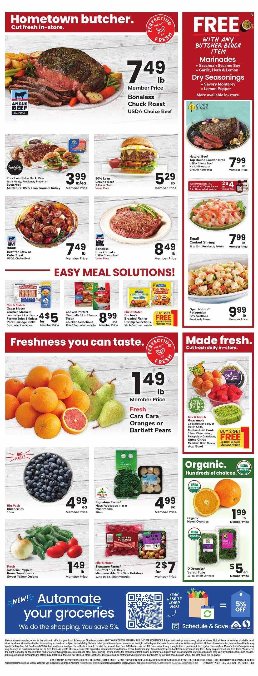 Safeway ad - 01/01/2025 - 01/07/2025. Page 1