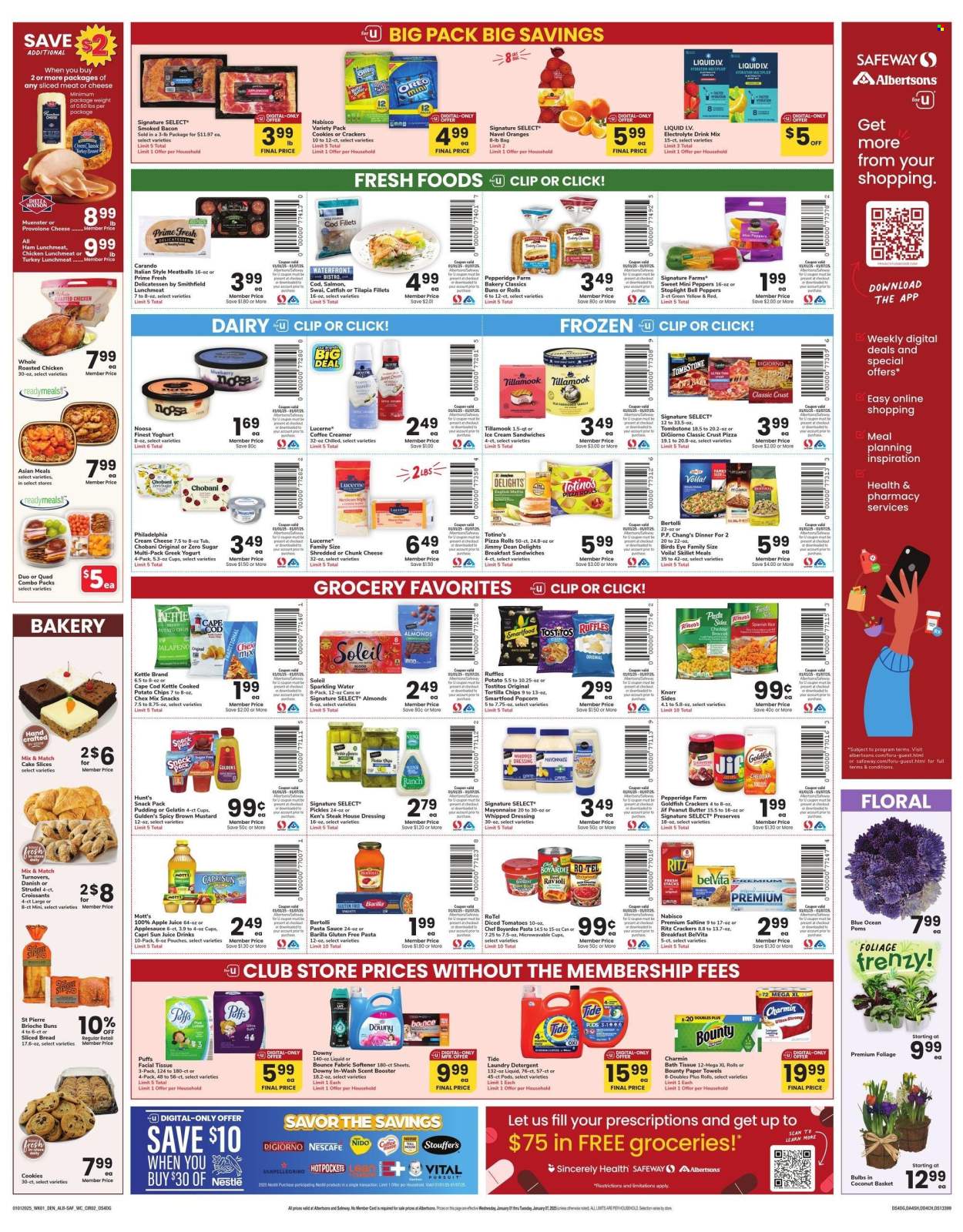 Safeway ad - 01/01/2025 - 01/07/2025. Page 1