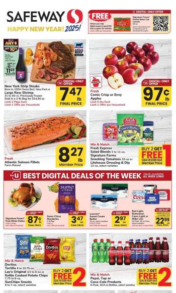 Safeway Flyer - 01/01/2025 - 01/07/2025.