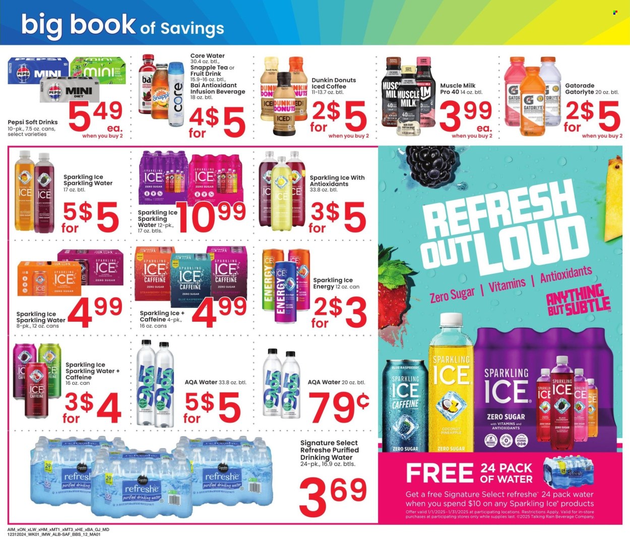 Safeway ad - 12/31/2024 - 01/27/2025. Page 1