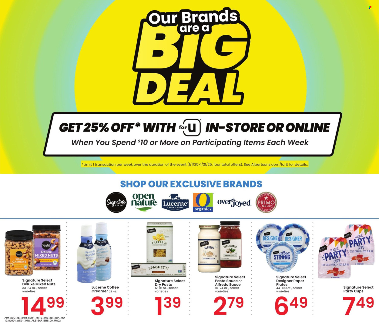 Albertsons ad - 12/31/2024 - 01/27/2025. Page 1