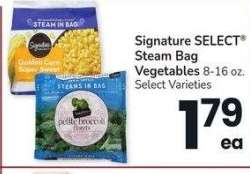 Signature SELECT® Steam Bag Vegetables - 8-16 oz. Select Varieties