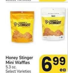 Honey Stinger Mini Waffles - 5.3 oz. Select Varieties