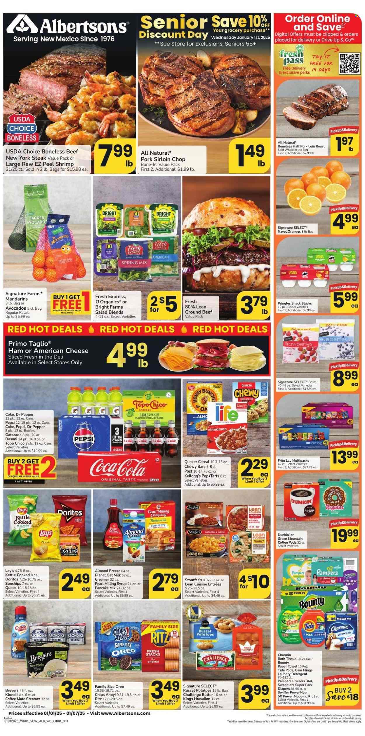 Albertsons ad - 01/01/2025 - 01/07/2025. Page 1