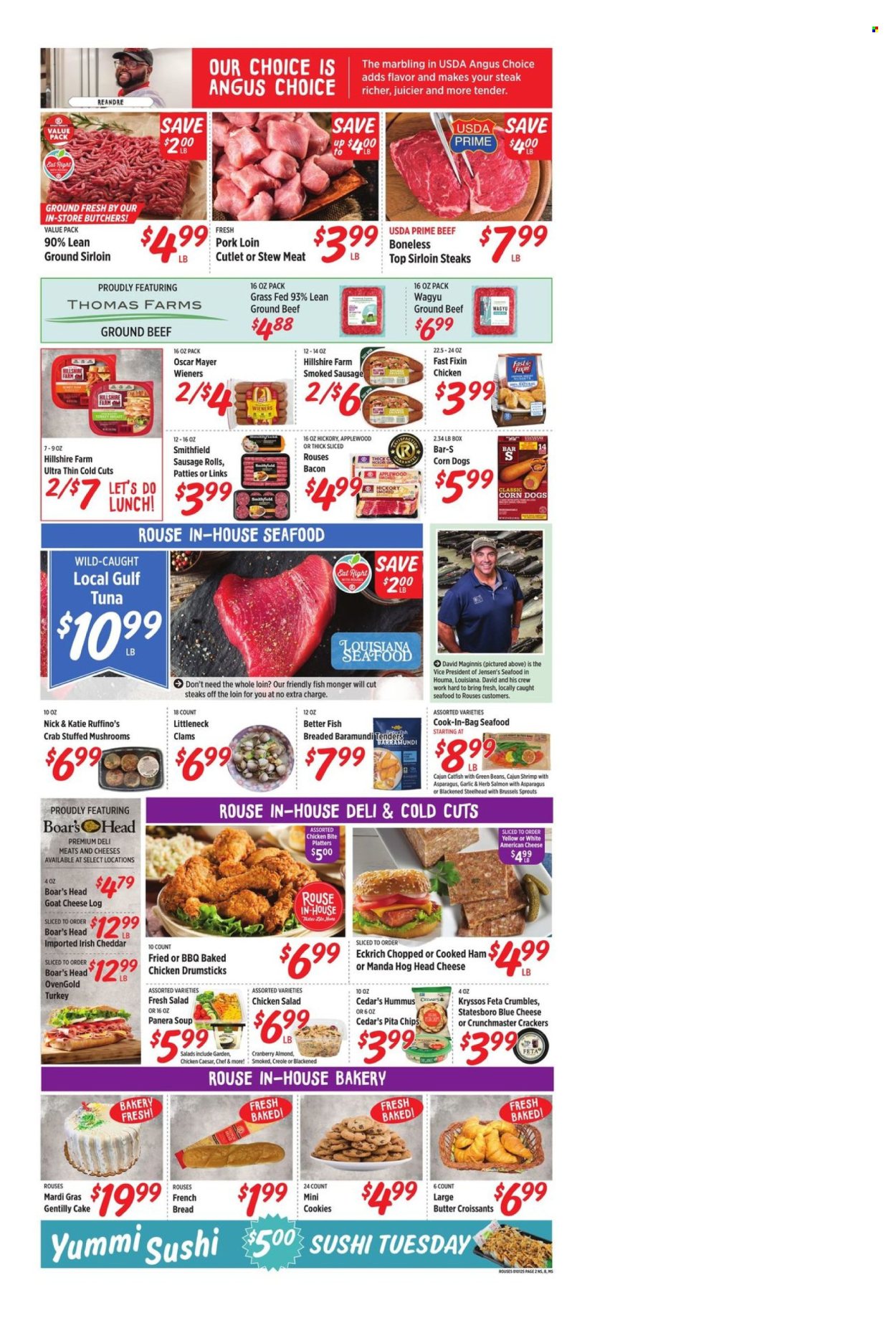 Rouses Markets ad - 01/01/2025 - 01/08/2025. Page 1