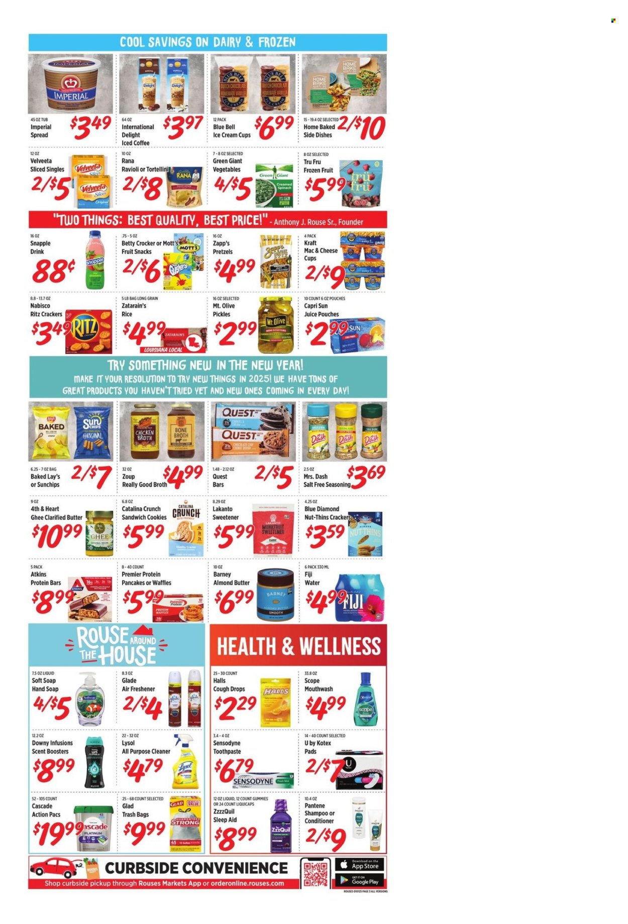 Rouses Markets ad - 01/01/2025 - 01/08/2025. Page 1