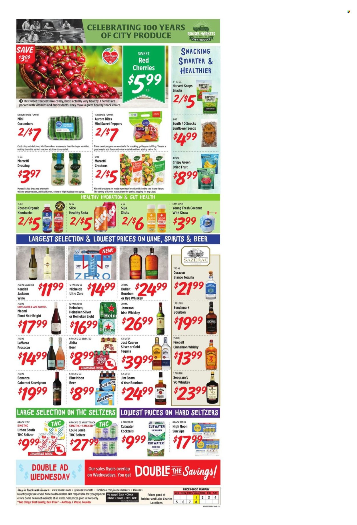 Rouses Markets ad - 01/01/2025 - 01/08/2025. Page 1