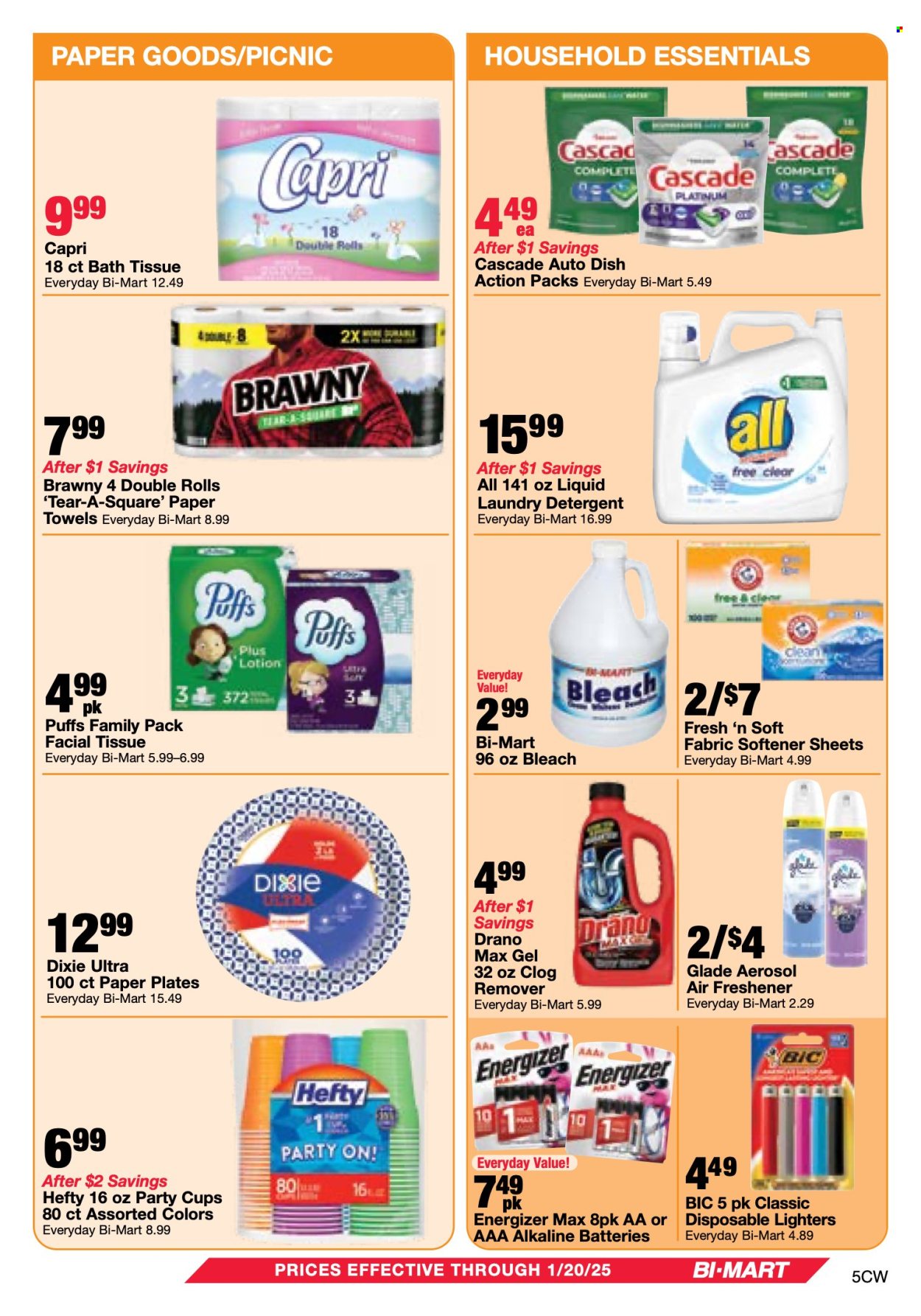 Bi-Mart ad - 12/31/2024 - 01/20/2025. Page 1