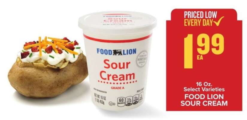 Food Lion Sour Cream