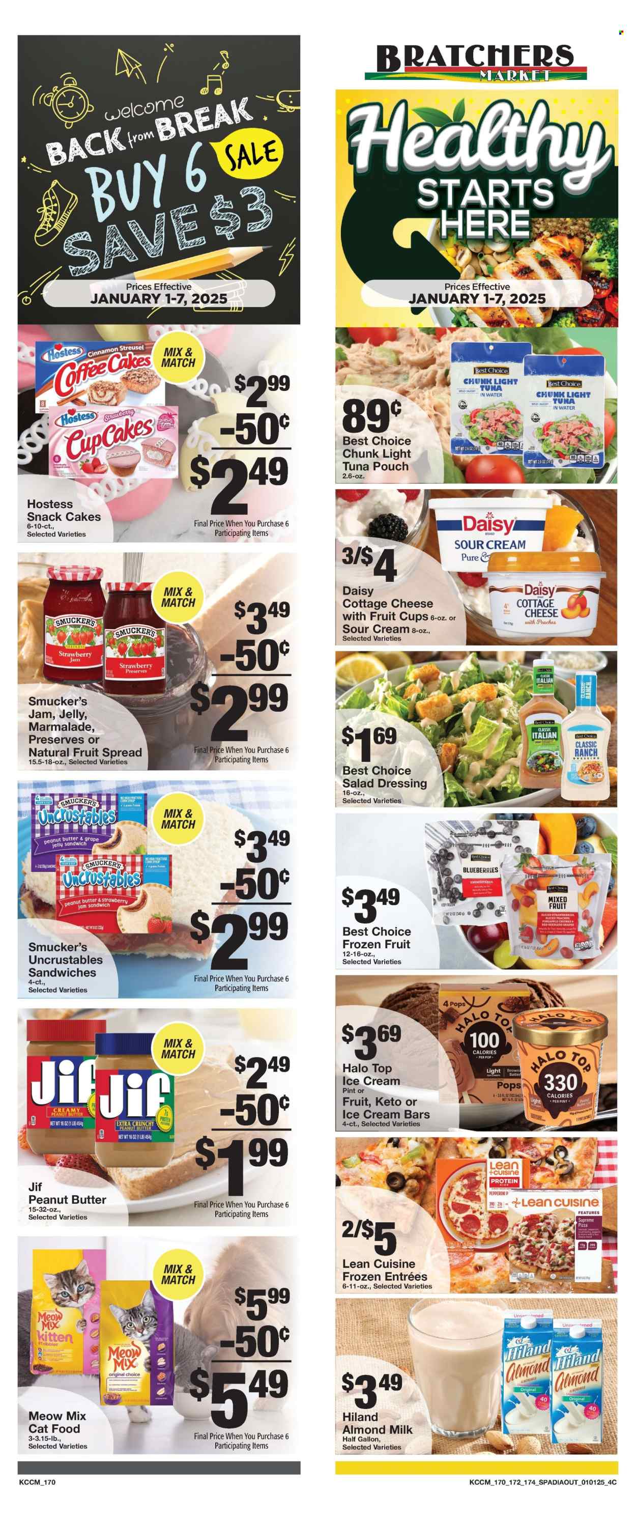 Bratchers Market ad - 01/01/2025 - 01/07/2025. Page 1