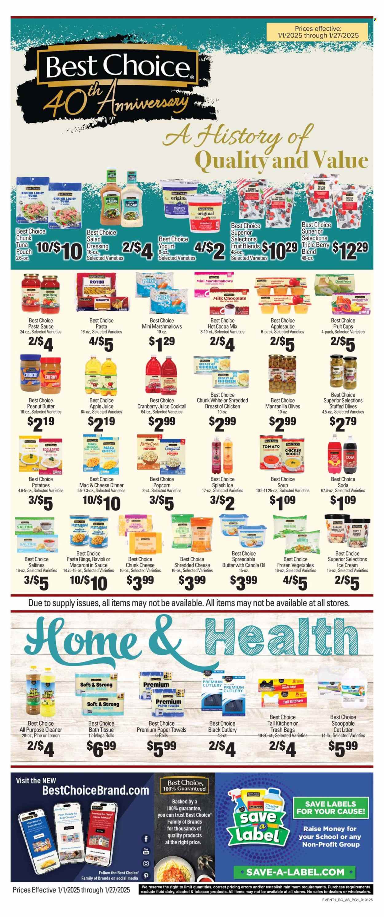 Bratchers Market ad - 01/01/2025 - 01/07/2025. Page 1