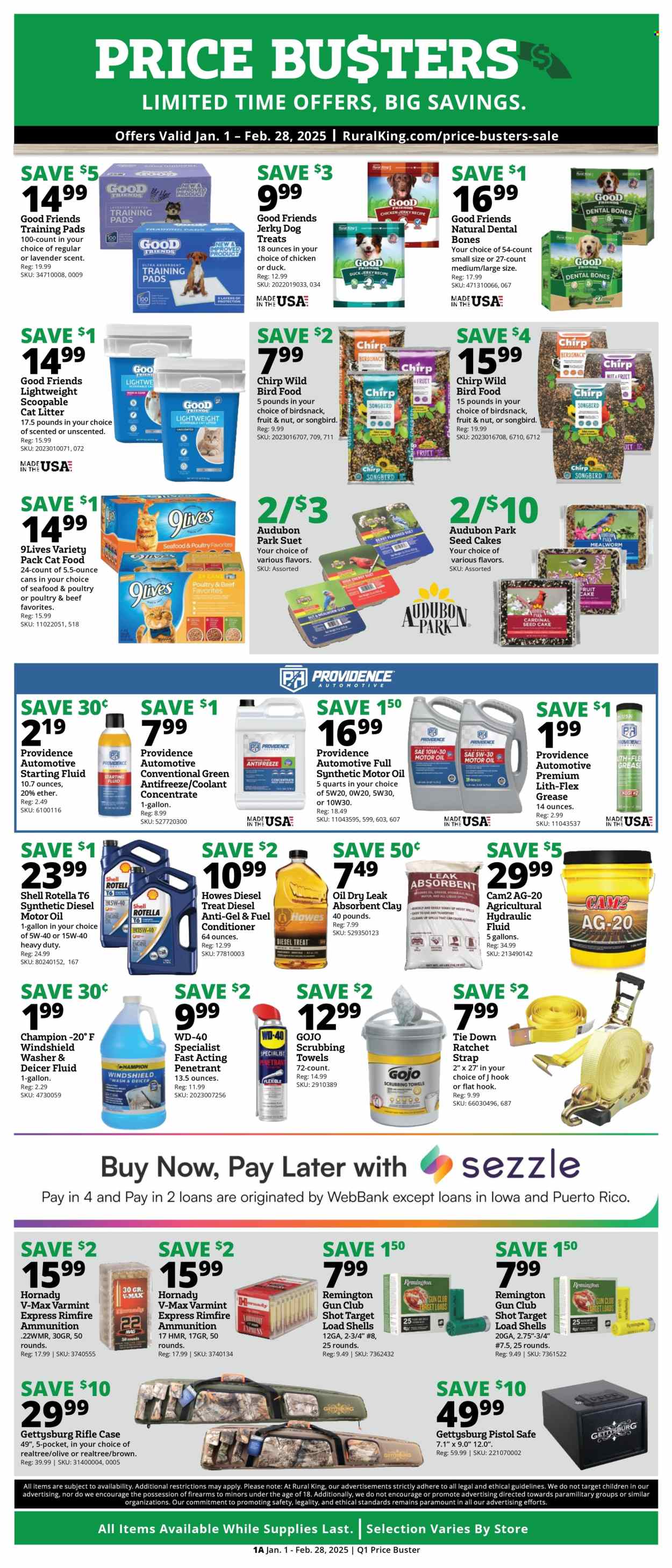 Rural King ad - 01/01/2025 - 01/28/2025. Page 1